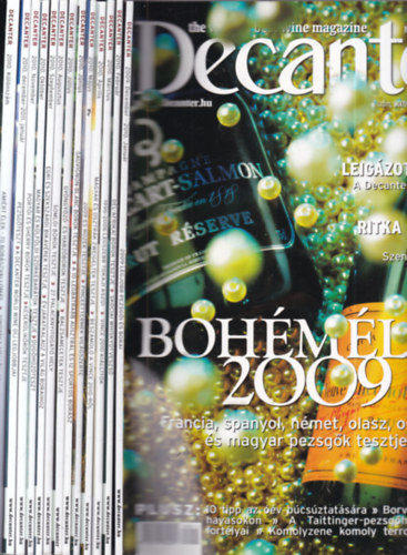 Decanter magazin 2009. december - 2011. janu�r + Decanter k�l�nsz�m 2010. (13 db. lapsz�m)