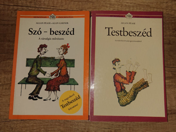 2 fonros k�nyv a Park Kiad� H�tk�znapi pszichool�gia c�m� sorozat�b�l: TEstbeszz�d, Sz�-besz�d