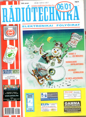 R�di�technika 2006. LVI. �vfolyam (teljes, sz�monk�nt)