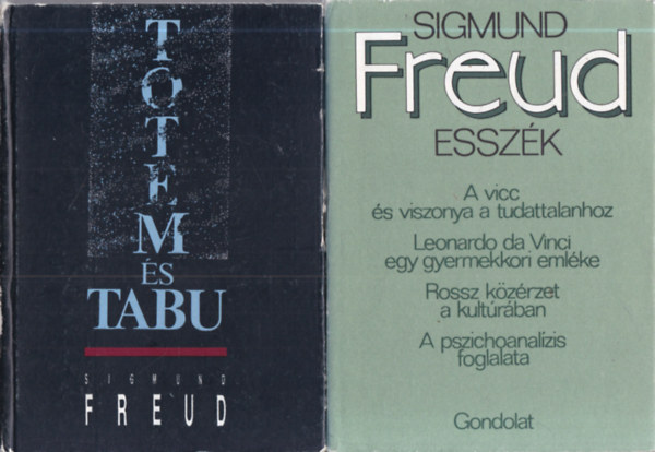 2 db. Freud k�tet (Totem �s tabu + Essz�k)