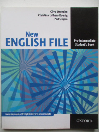 New English File - Pre-Intermediate Student's Book