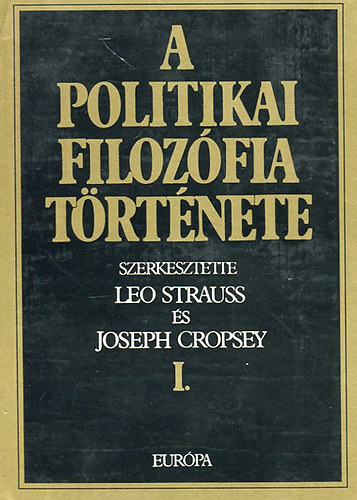 A politikai filozfia trtnete I.