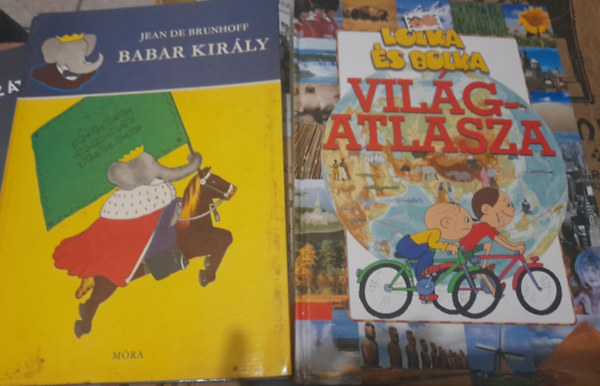 Jean de Brunhoff - 2 db knyv: Babar kirly, Lolka s bolka vilgatlasza
