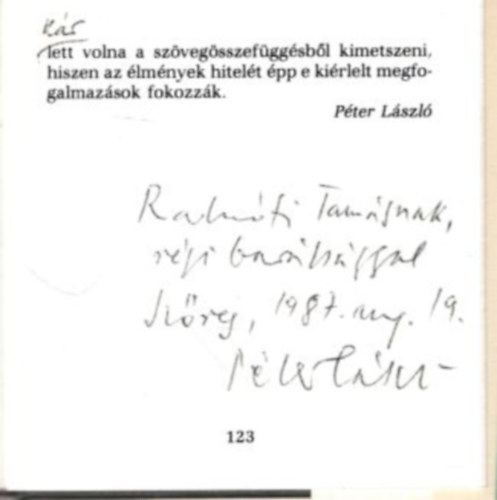 Szeged k�nyve - minik�nyv - Dedik�lt