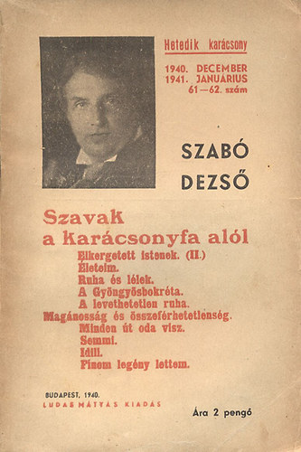 Szab Dezs - Szavak a karcsonyfa all (Ludas Mtys Fzetek 61-62.)