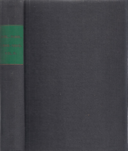 Magyar knyvszet 1886-1900 Vol. II. (reprint)