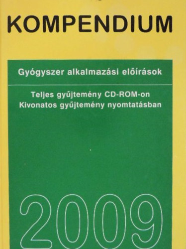 Kompendium 2009 - Gygyszer alkalmazsi elrsok