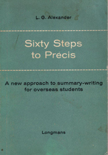 Sixty Steps to Prcis