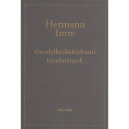 Hermann Imre - Gondolkodsllektani tanulmnyok