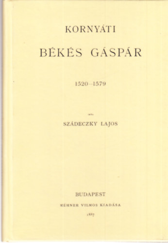 Korny�ti B�k�s G�sp�r 1520-1579