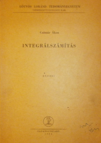 Integr�lsz�m�t�s