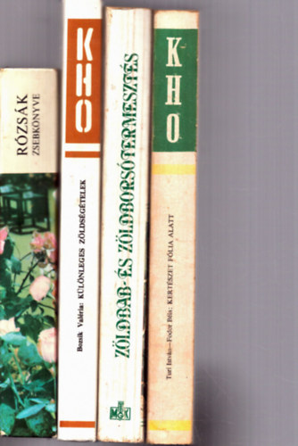 3 db n�v�nytermeszt�s k�nyv: Ribiszke + Kert�szet f�lia alatt + H�zi �s h�zt�ji z�ld�sgtermeszt�s