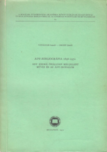 Ady-bibliogrfia 1896-1970