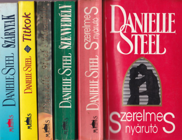 5 db Danielle Steel: Szenvedly, Hazafel, Titkok, Szrnyak, Szerelmes nyrut