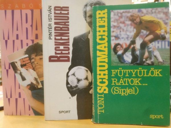 3 db Foci: Beckenbauer + F�ty�l�k r�tok... (S�pjel) + Maradona