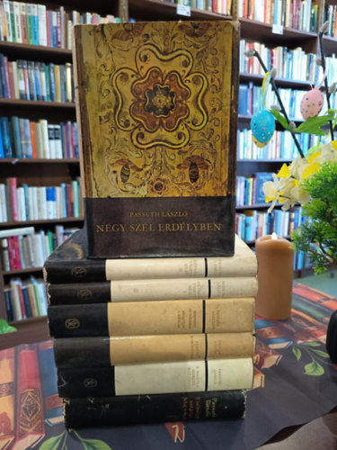 Passuth L�szl� k�nyvcsomag: 6 darabos K�NYVMENT� AJ�NLAT: N�gy sz�l Erd�lyben, H�tszer v�gott mez� I-II., �denkert az �ce�nban, Fekete b�rsonyban, A Mantuai herceg muzsikusa, Es�isten siratja Mexik�t