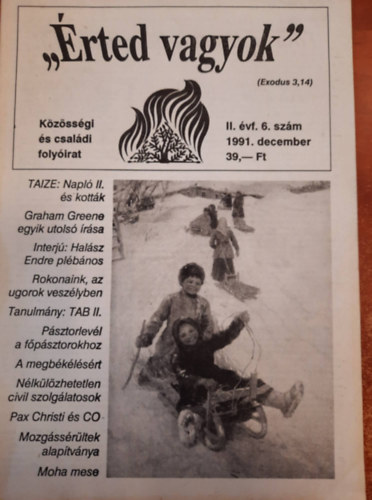 "rted vagyok" - Kzssgi s csaldi folyirat - II. vf. 1991. december (6.szm)