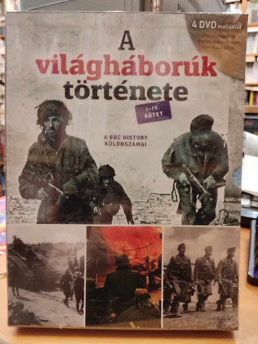 BBC History I-IV. Klnszm: A vilghbork trtnete: Az els vilghbor trtnete - A msodik vilghbor trtnete I-II. - Magyarorszg a msodik vilghborban (ktetenknt egy-egy DVD mellklettel)