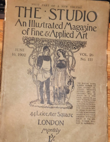 The Studio (an illustrated magazine of fine and applied art) vol. 26 1902