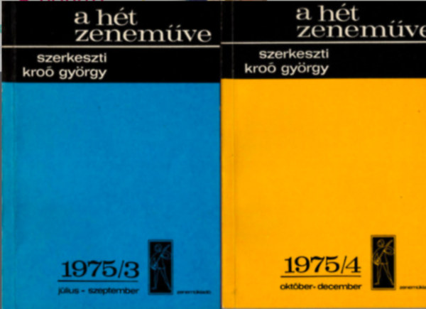 A ht zenemve 1975 vfolyam 1-4. ktet ( teljes )