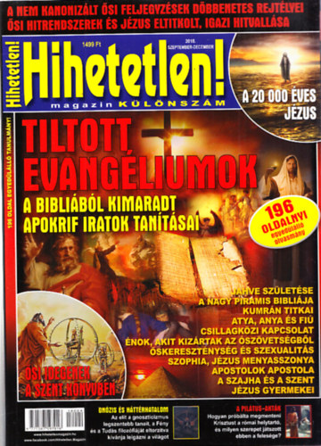 Hihetetlen! magazin - k�l�nsz�m 2018. szeptember-december