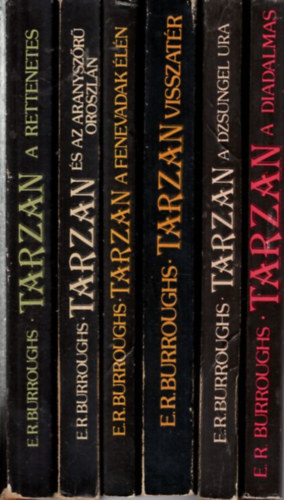 6 db Tarzan: Tarzan a diadalmas + Tarzan a  dzsungel ura + Tarzan visszatr + Tarzan a fenevadak ln + Tarzan s az aranyszr oroszln + Tarzan a  rettenetes