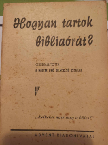 Hogyan tartok bibliart?