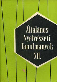 Dezs-Hajd-Telegdi - ltalnos nyelvszeti tanulmnyok XII. (Az emberi nyelv sokflesge)