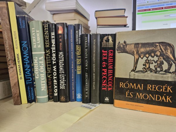 13db-os trtnelmi KNYVMENT AJNLAT: A Biblia rejtlyei+ Atlantisz rejtlye+ Tutanhamon+ Grg mitolgia+ A hettitk regnye+ Egyiptom trtnete+ Nostradamus stkse+ A babiloni biblia+ Merre visz a vgzet+ A maja papok titkai+ A