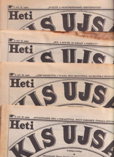 Heti Kis Ujsg I. vfolyam 1991. 40 szm