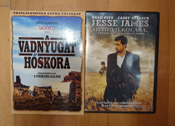 Brad Pitt - 2 DVD a vadnyugatról: A vadnyugat hőskora, Jesse James meggyilkolása