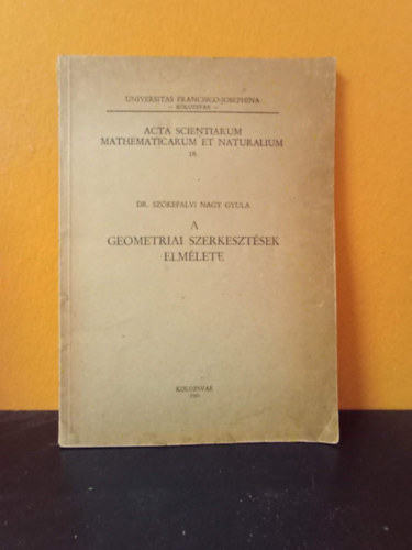 A geometriai szerkeszt�sek elm�lete