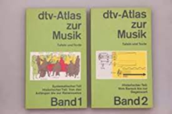 dtv-Atlas zur Musik: Tafeln und Texte Band 1+ Band 2. ( 2 Stk  )