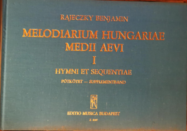 Melodiarium Hungariae medii aevi I. (ptktet)