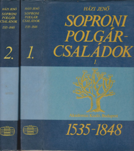 Soproni polg�rcsal�dok 1535-1848  1-2.