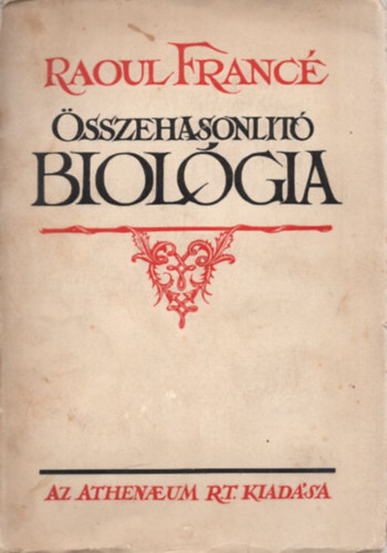 sszehasonlt biolgia