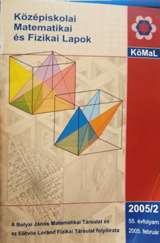 Kzpiskolai matematikai s fizikai lapok 55. vfolyam 2005/2