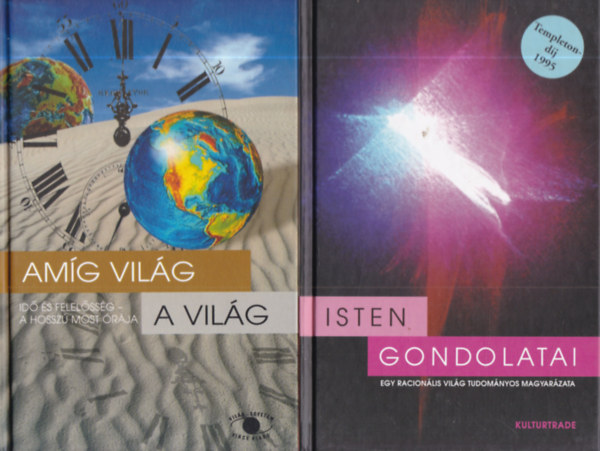 Paul Davies Stewart Brand - 2 db. term�szettudom�ny (Am�g vil�g a vil�g + Isten gondolatai)