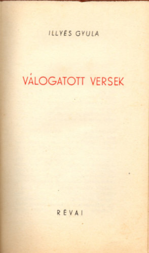 V�logatott versek (Illy�s)