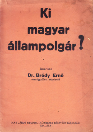 Ki magyar �llampolg�r?