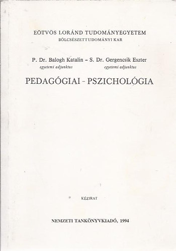 Pedaggiai-pszicholgia