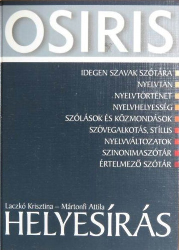 Laczk� Krisztina-M�rtonfi Atta - Helyes�r�s (Osiris)