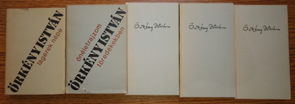 Örkény István - 5 kötet Örkény Istvántól: Lágerek népe, Önéletrajzom töredékekben, Egyperces novellák, Drámák, Kisregények