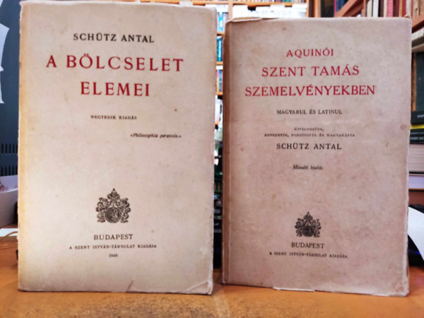 2 db A blcselet elemei + Aquini Szent Tams szemelvnyekben (magyar-latin)