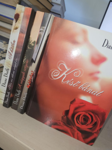 5db Diana Dorth ktet, KNYVMENT AJNLAT: A htlen+ Ha az lom vget r+ A vgyak szigete+ Kbulat+ Ks bmat