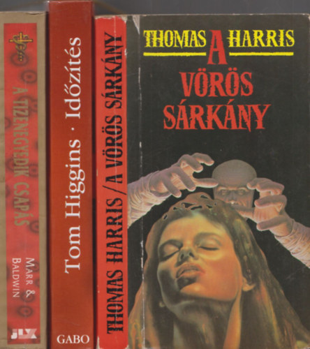 3db krimi - Thomas Harris: A vrs srkny + Tom Higgins: Idzts + John S. Marr-John Baldwin: A tizenegyedik csaps