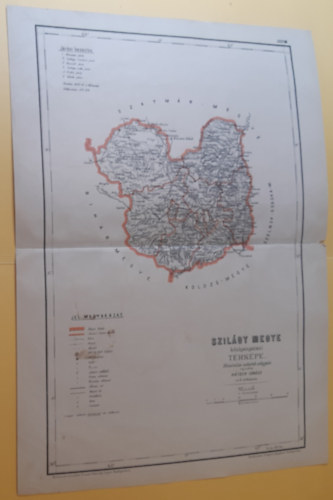 Szil�gy Megye k�zigazgat�si t�rk�pe