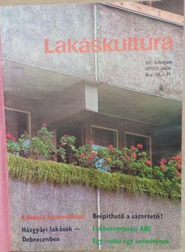 Lakskultra 1977-1978. (teljes vfolyamok)
