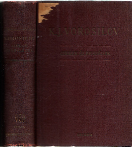 Cikkek �s besz�dek (Vorosilov, K. J.)