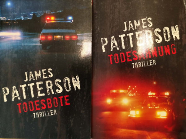 2 db n�met nyelv� James Patterson k�tet